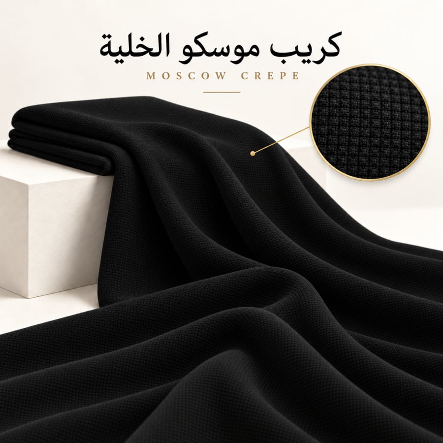 قماش كريب موسكو الخليه