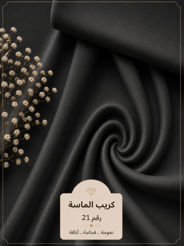 قماش كريب الماسة رقم 21