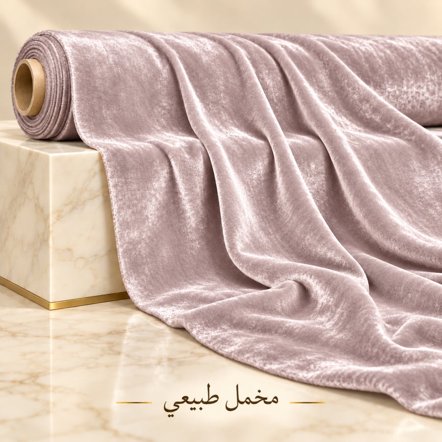 مخمل بيور سلك طبيعي رقم  6-77
