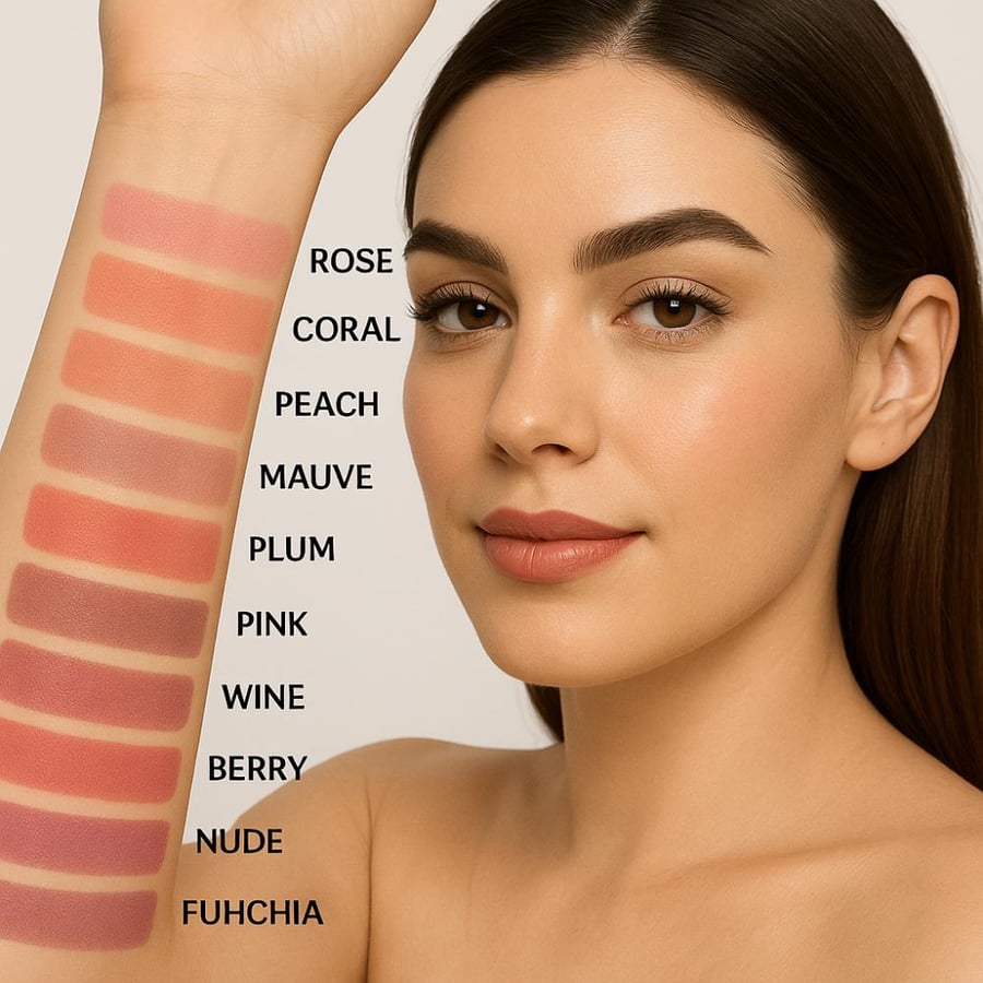 Pink chic diamond West blush powder palette