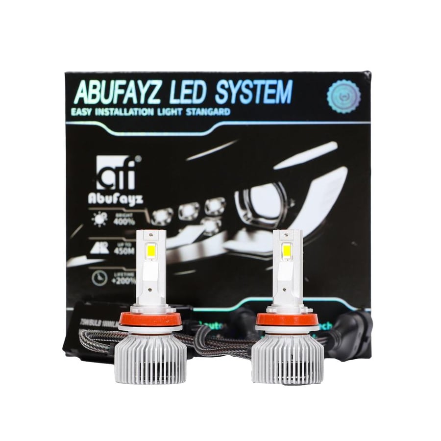 لمبة LED  لون ابيض مقاس H11