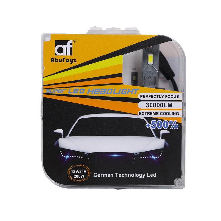White LED bulb size K14 H7