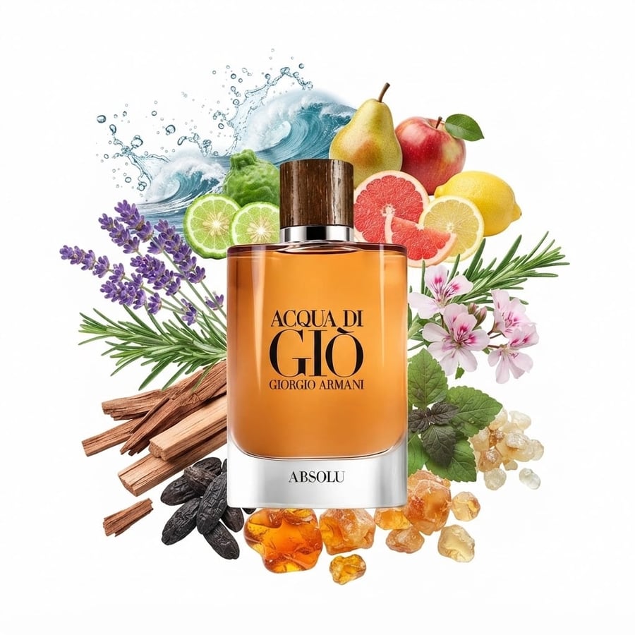 Armani Acqua di Giò Absolu men's perfume or Eau de Parfum 125ml