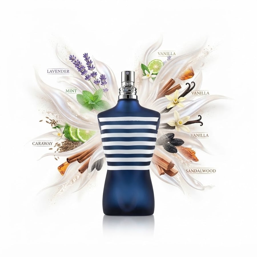 Jean Paul Gaultier Le Male in the Navy men's perfume or eau de toilette 125ml