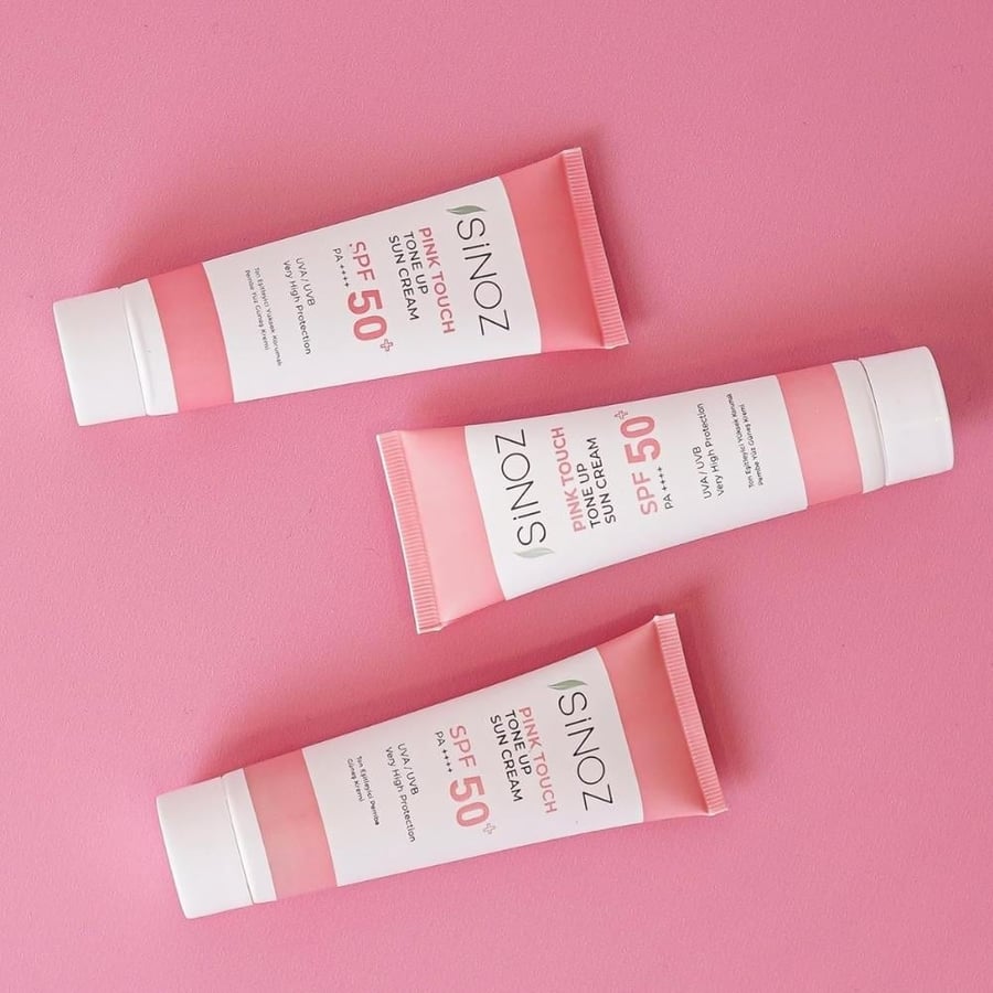 كريم توحيد لون البشرة بينك تاتش بعامل حماية SPF50+ من سينوز - 50 مل