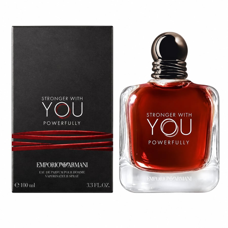 عطر ارماني سترونجر ويذ يو باورفولي الرجالي او دو بارفيوم 100مل
