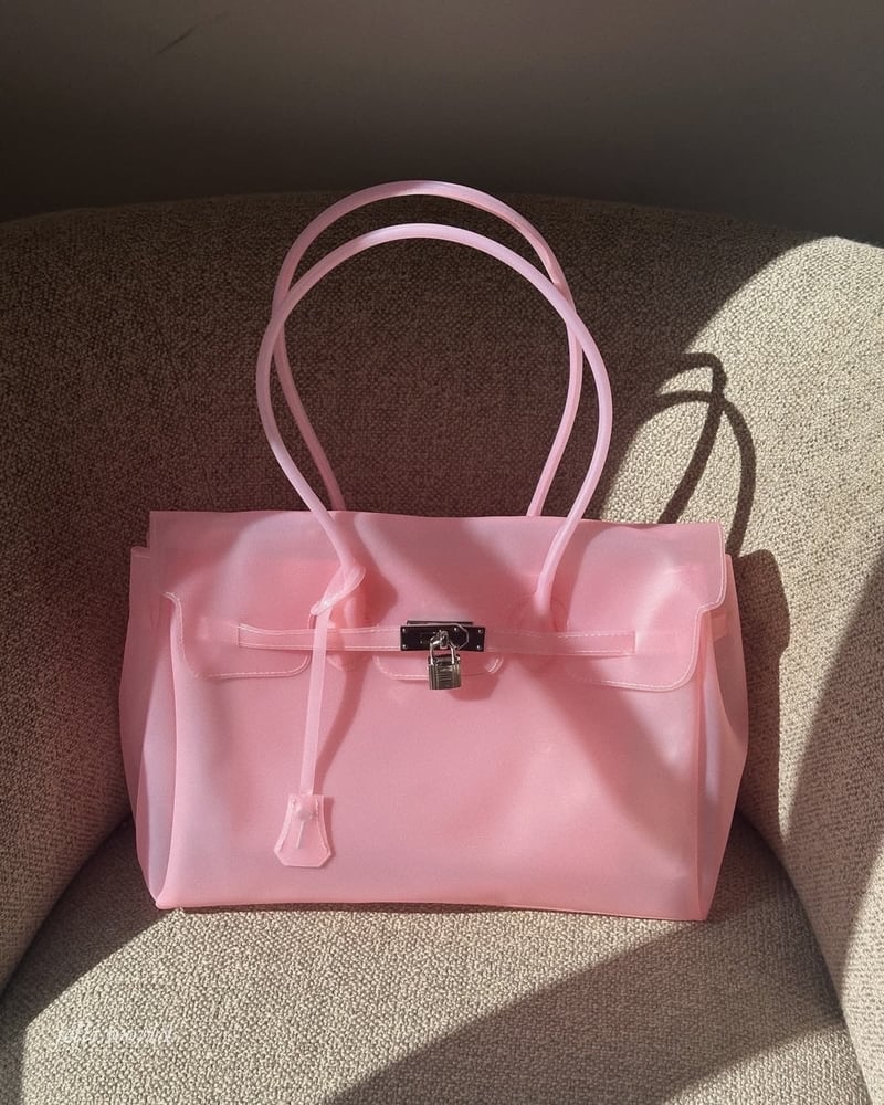 jelly firkin bag-pink