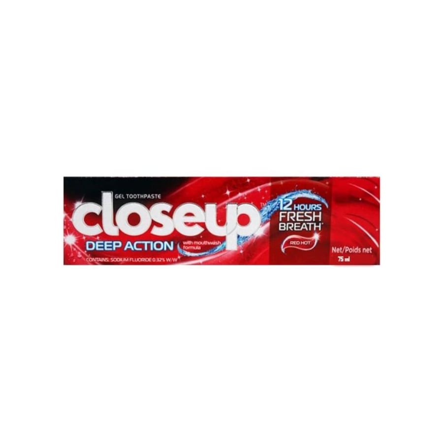 Closeup toothpaste deep action red hot 75ml