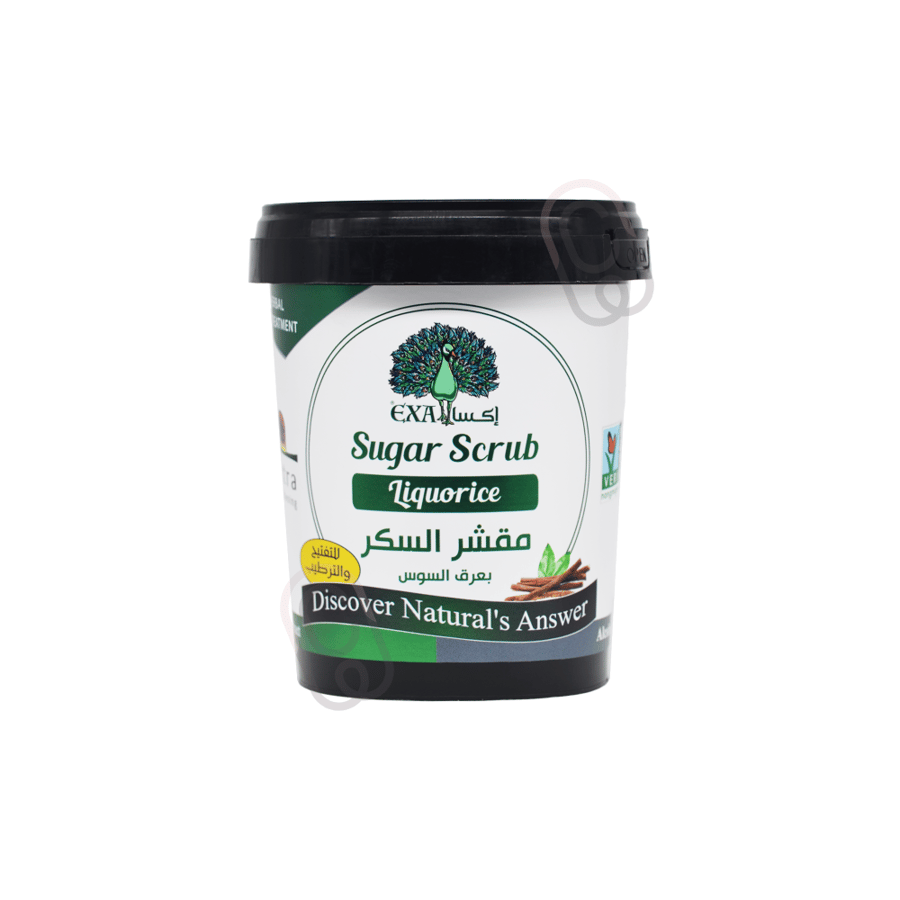 EXA SUGAR SCRUB LIQUORICE 600GM