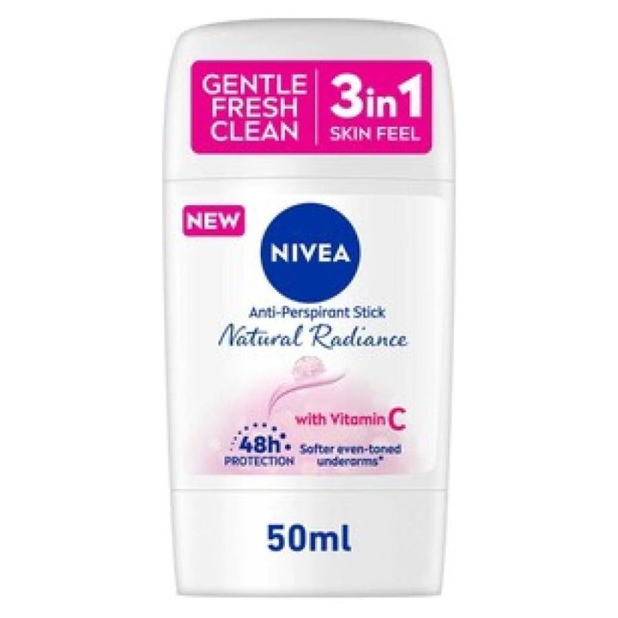 NIVEA STICK DRY NATURAL RADIANCE VIT-C 50GM