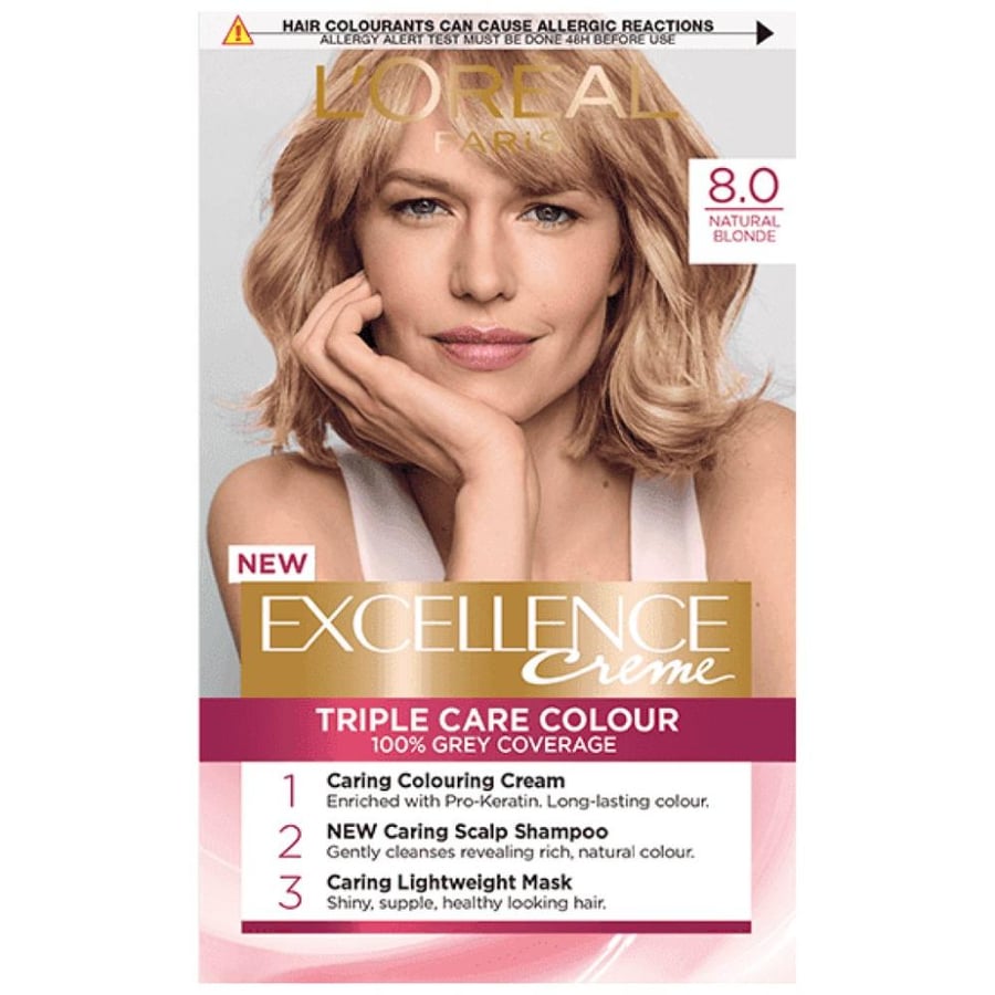 Loreal Excellence Natural Blonde 8 Hair Dye