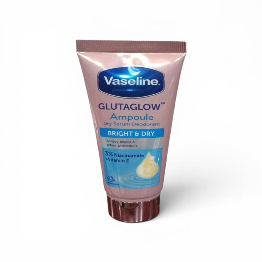 VASELINE GLUTAGLOW AMPOULE SERUM BRIGHT & DRY 45ML