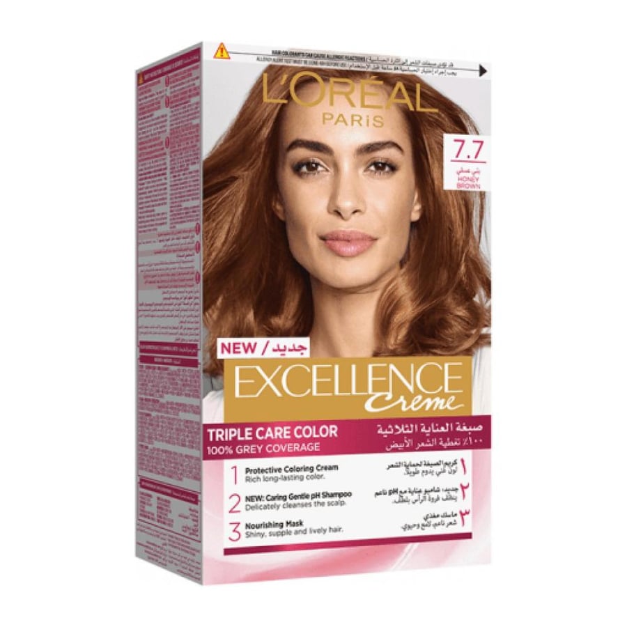 Loreal hair color excellence 7.7 marron miel