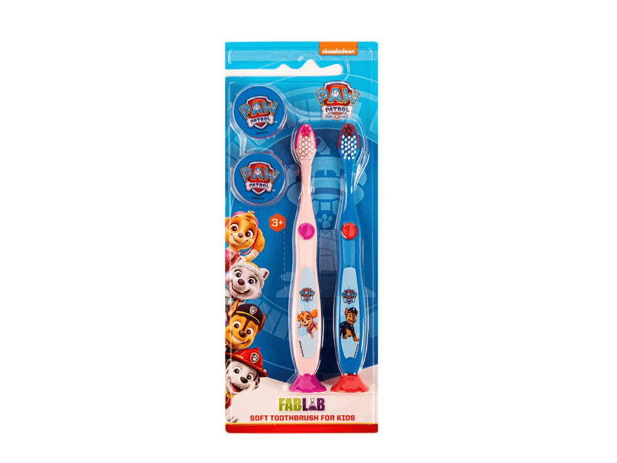 PAW PATROL SOFT TOOTHBRUSH 2PCS & COVER