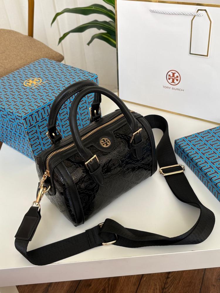 Women's bag Tory Burch brand engraved black color