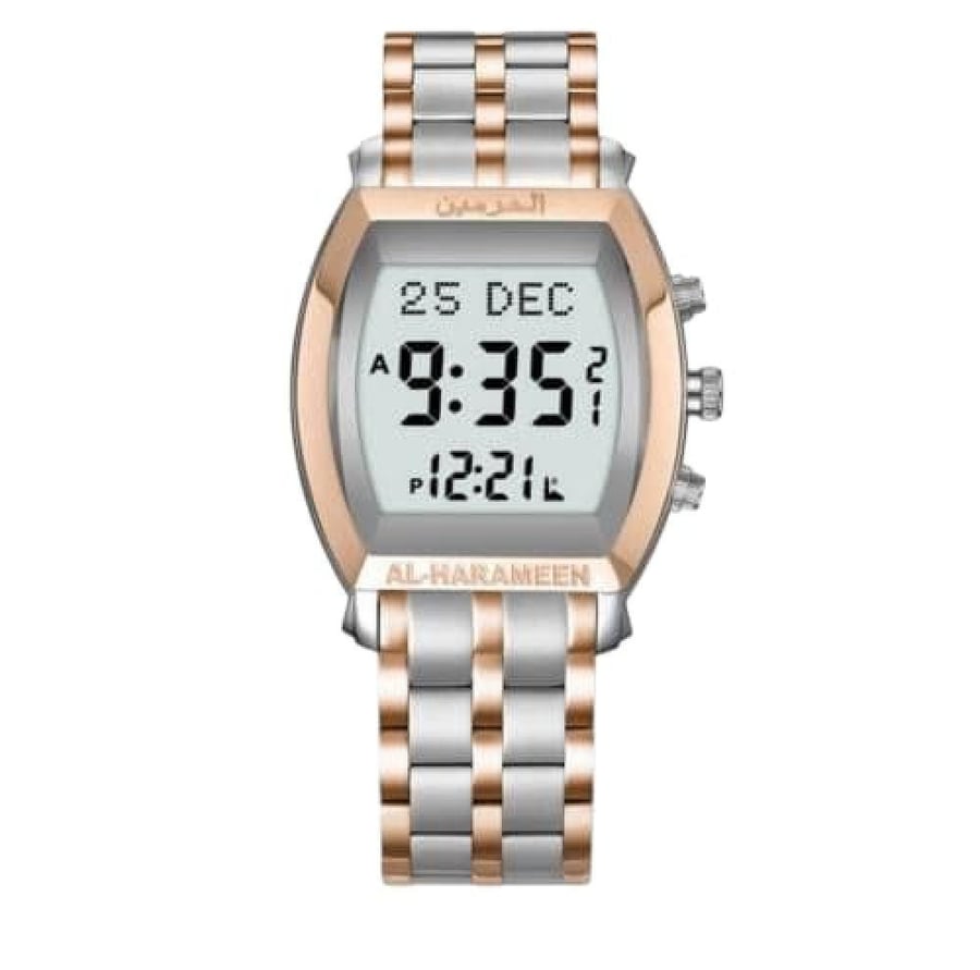 ساعة الحرمين الكلاسيكية HA-6260 مقاس 40MM رجالية متعددة الألوان