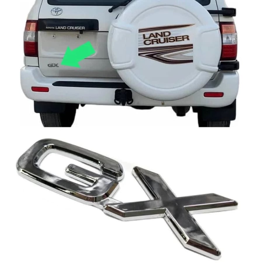 GX marking for Land Cruiser 98 - 2007 copy