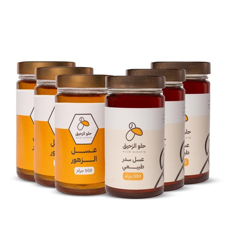 Sidr and Blossom Honey Bundle 6 Jars 3kg