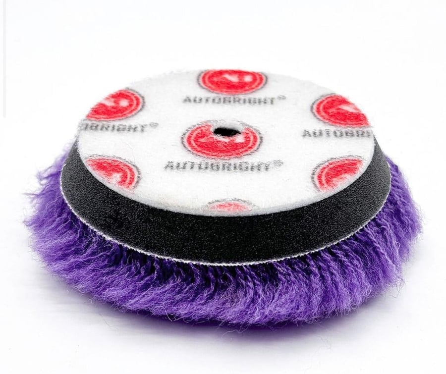 Auto Bright purple wool polishing brush 3 inch from Auto Bright elevate your car polishing process to the highest level with the wool polishing brush from Auto Bright, measuring 3 inches
