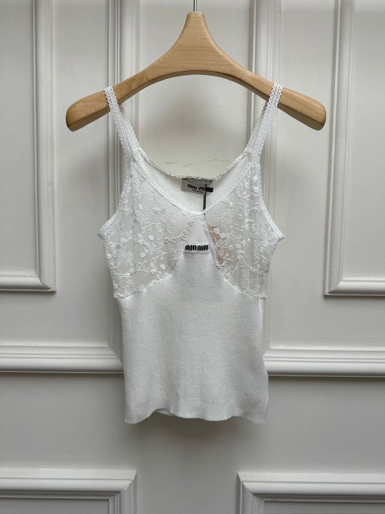 Knit top miumiu