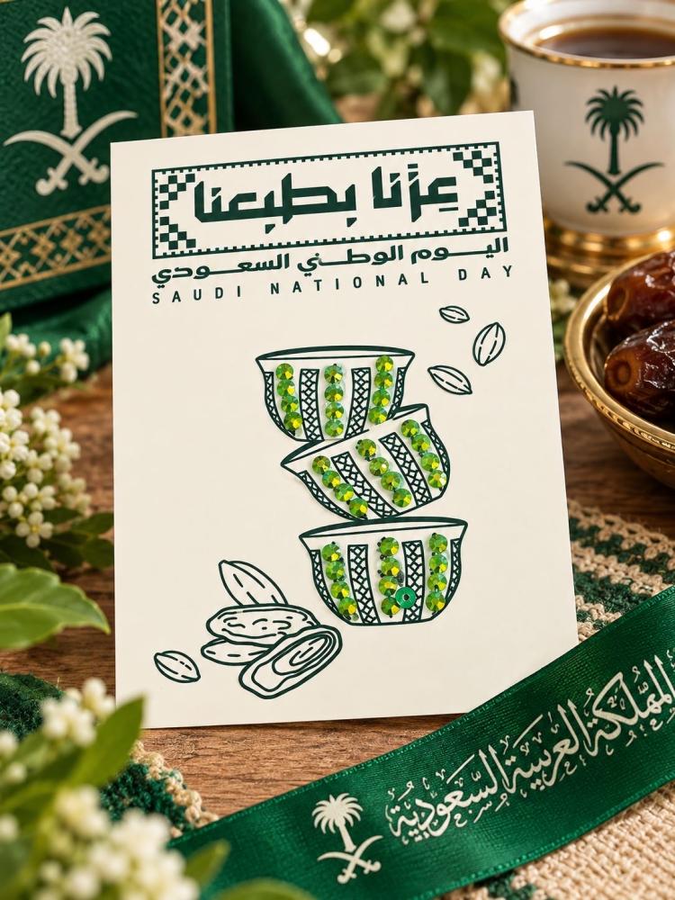 توزيعات اليوم الوطني فنجان القهوه ١٢ حبه