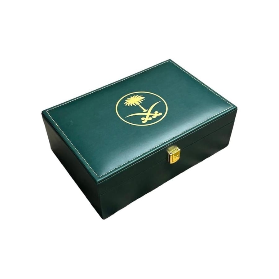 Leather box Seven and palm size half kilogram