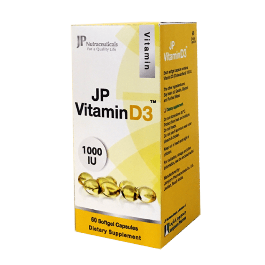 JP Vitamin D3 1000 IU 60 Cap