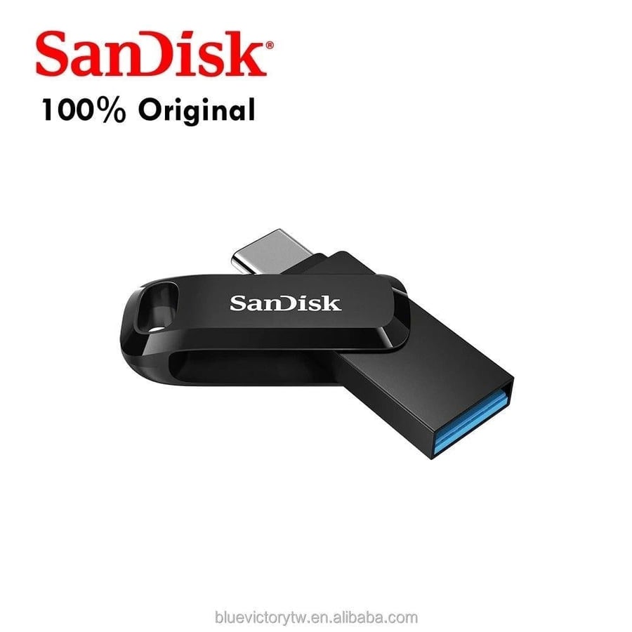 فلاش ميموري SanDisk Ultra Dual Drive Go 32GB تايب سي وUSB-A سرعة 150MB/s
