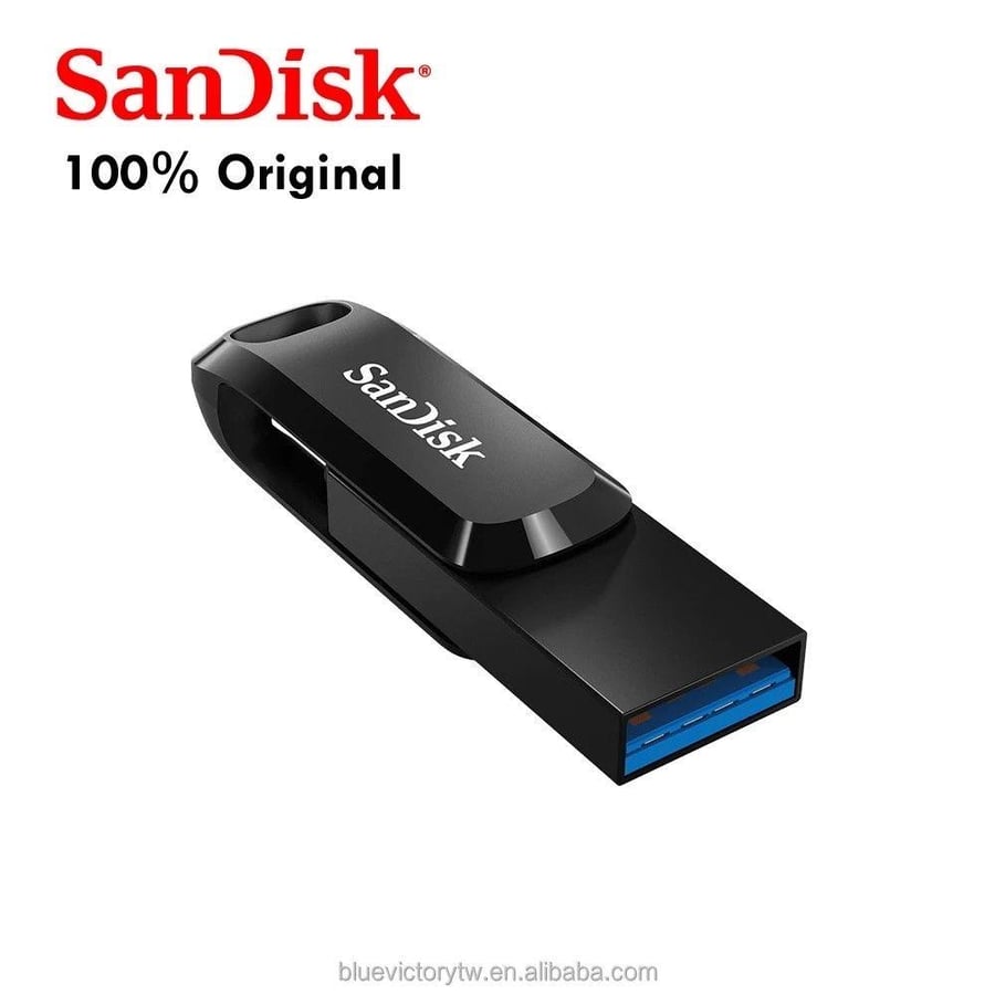 فلاش ميموري SanDisk Ultra Dual Drive Go 32GB تايب سي وUSB-A سرعة 150MB/s