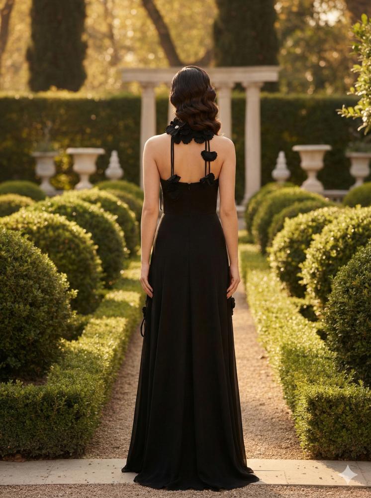 فستان سهرة كريب موديل 252550