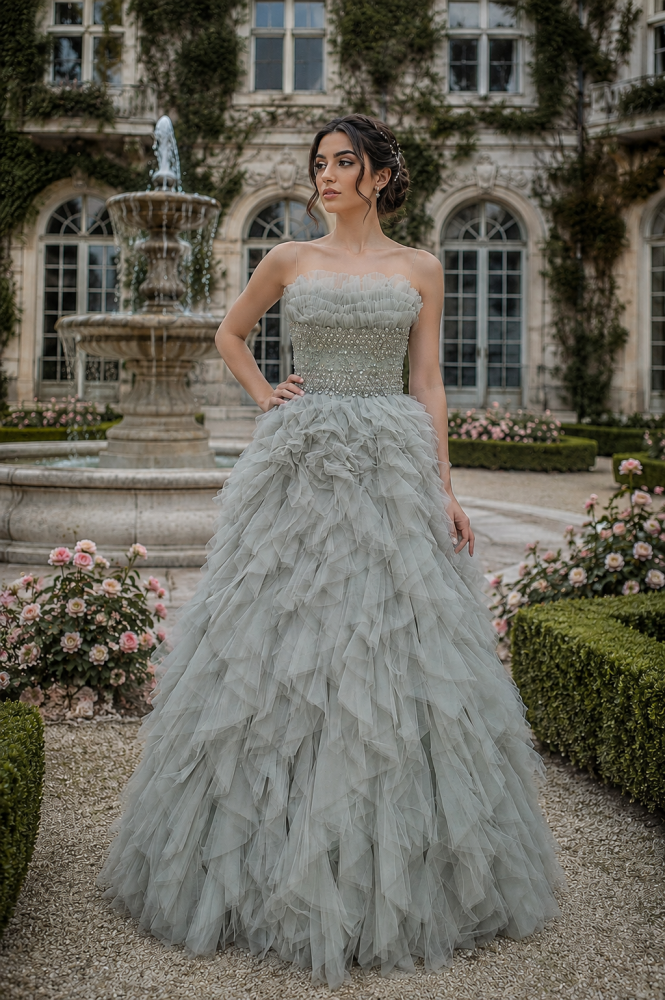 Queen evening dress model 2722