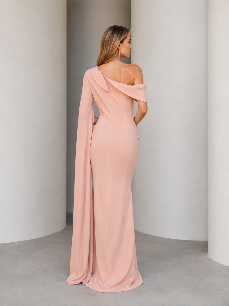 Evening gown crepe model 262601