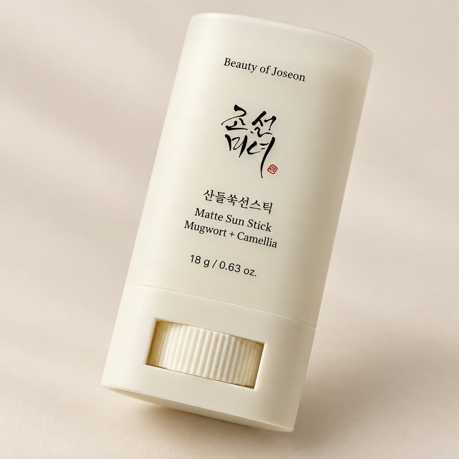 واقي شمس ستيك بيوتي أوف جوسون Matte Sun Stick بالمقورت والكاميليا 18 جم