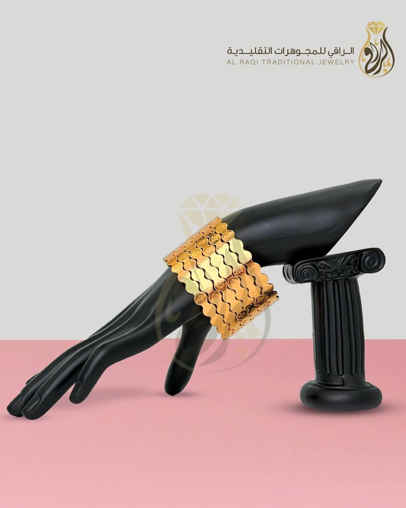 بناجر بديل الذهب نقشة الورد الملكي