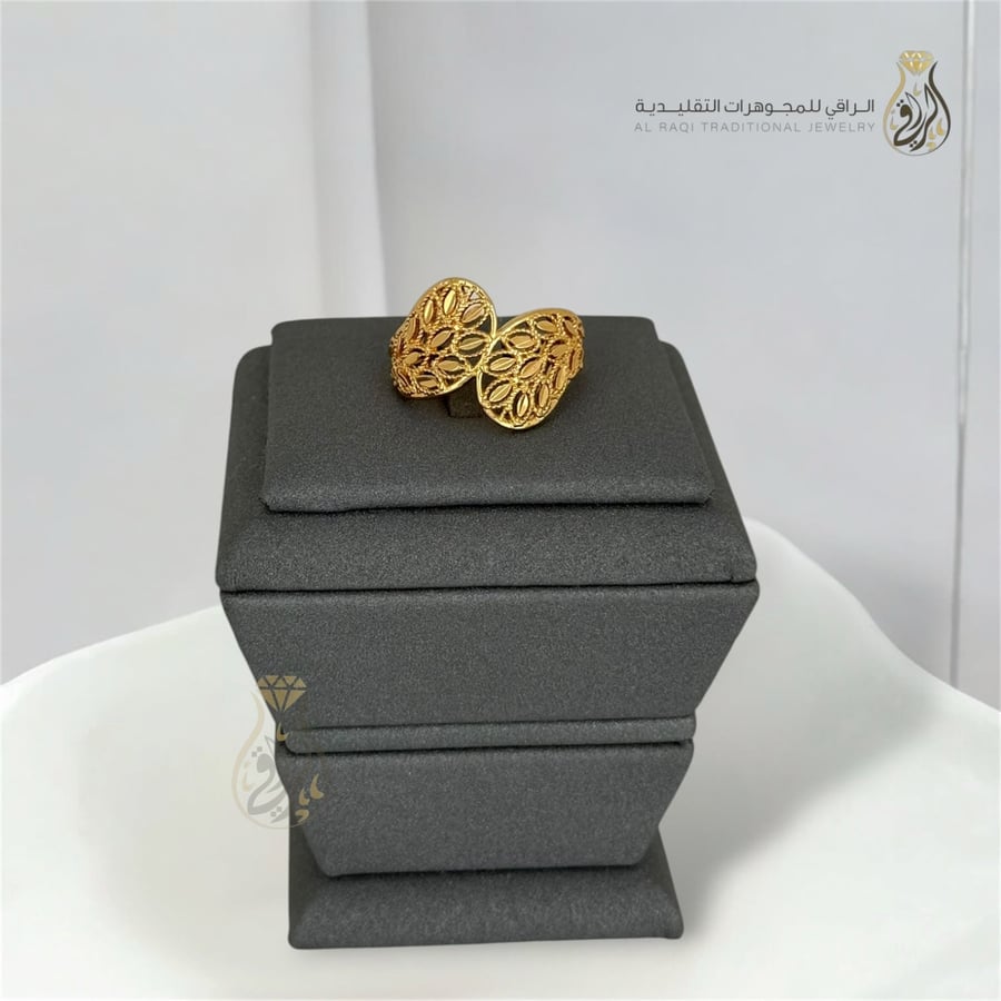 خاتم بديل الذهب جناح الفراشة