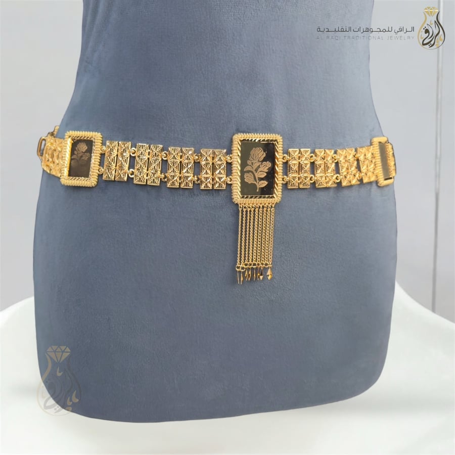 Gold alloy pattern alternative belt