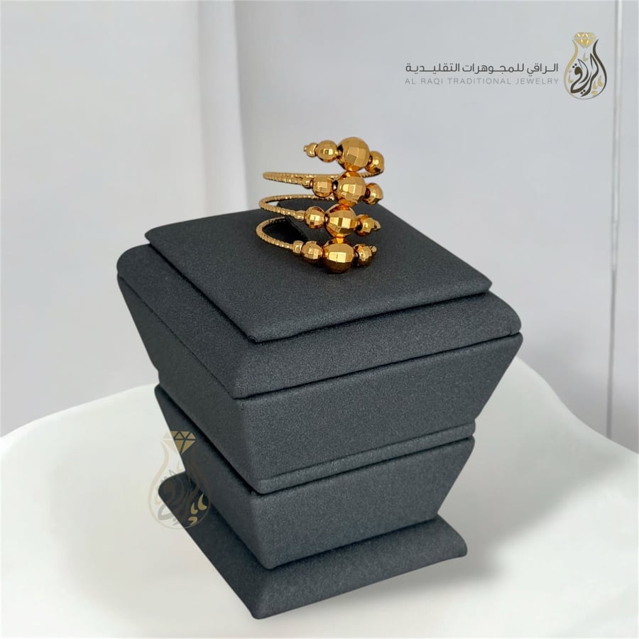 خاتم بديل الذهب درر متلألئة