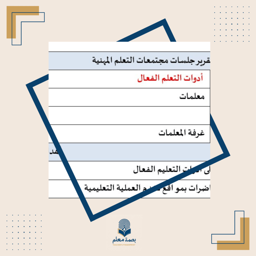 Community Learning Effective Learning Tools