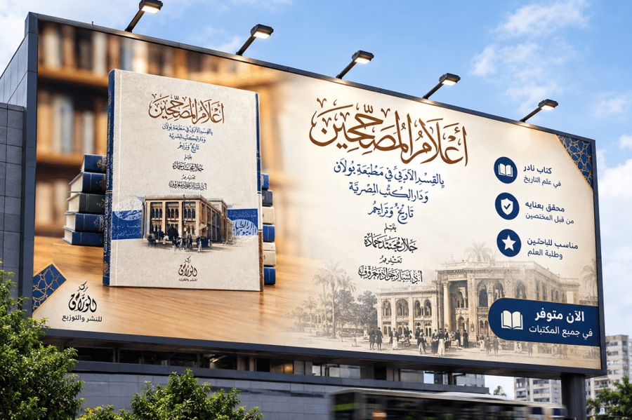 أعلام المصححين بالقسم الأدبي في مطبعة بولاق ودار الكتب المصرية تاريخ وتراجم جلال محمد حمادة تحقيق بشار عواد معروف ورقة شامواه اصفر