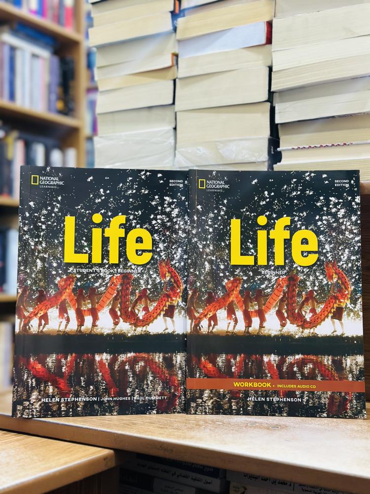 Life students book and work book beginner second edition helen Stephenson john Hughes 1/2