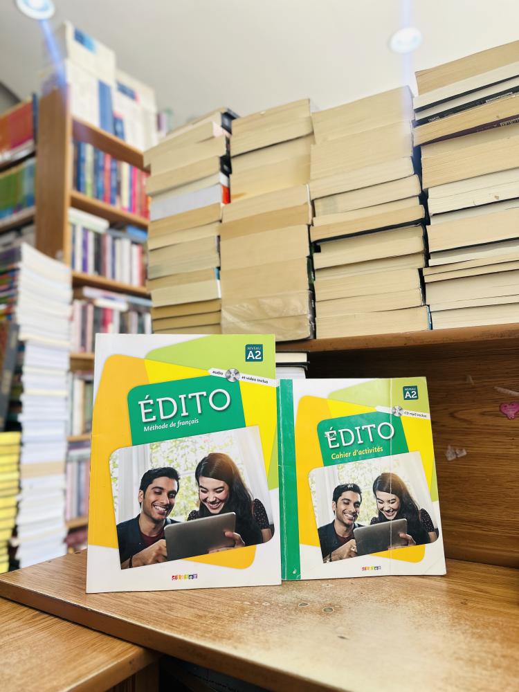 Edito methode de francais niveau a 2 student book and work book didier 1/2