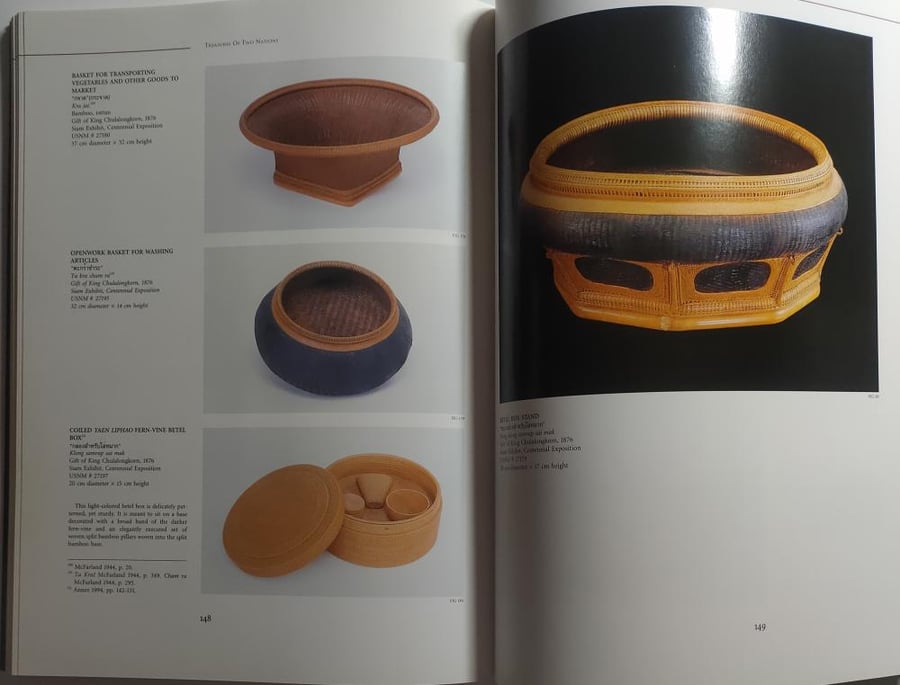 Treasures of Two Nations : Thai Royal Gifts To The United States Of America . big size . 178 page