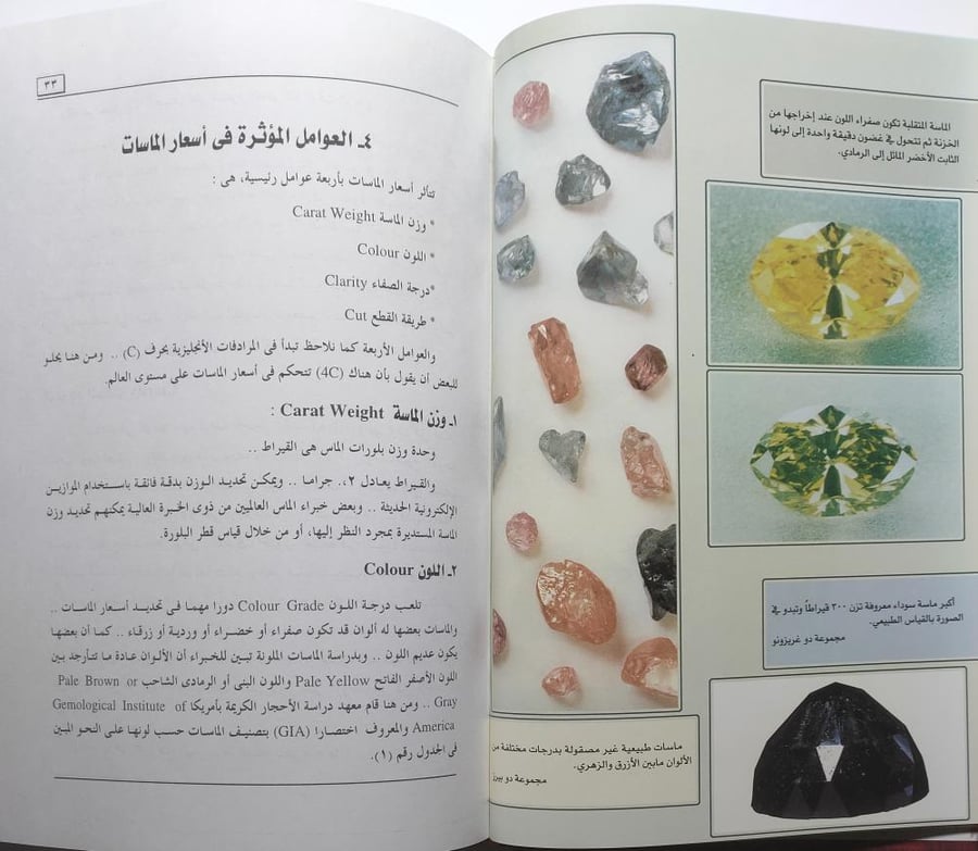 الألماظ . الألماس . الماس زبنة النبلاء والسلاطبن . . د . زكريا هميمي . غلاف مقوى