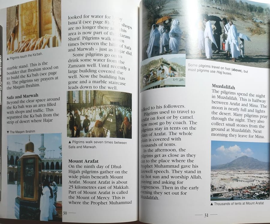 Makkah . By : Rosie Hankin . مكة . من سلسلة كتب الفا . الصفحات 44 صفحة تحتوي على الصور