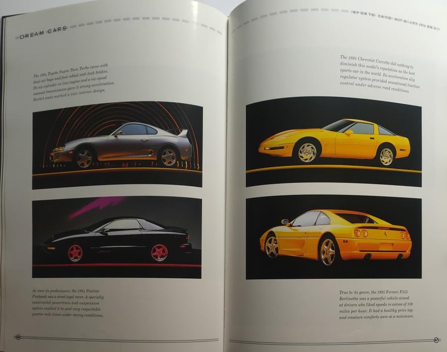 Dream Cars . Top Style and Performance. hardcover.big size .77 page