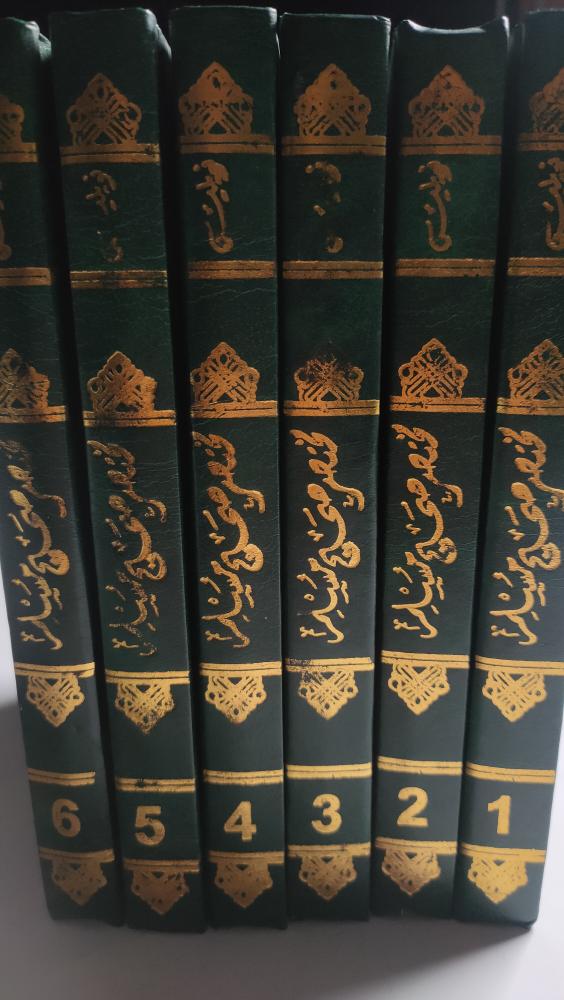 مختصر صحيح مسلم . 6 اجزاء مجلدات صغيرة . غلاف مقوى . تأليف : الامام ابي الحسين مسلم بن الحجاج القشيري النيسابوري