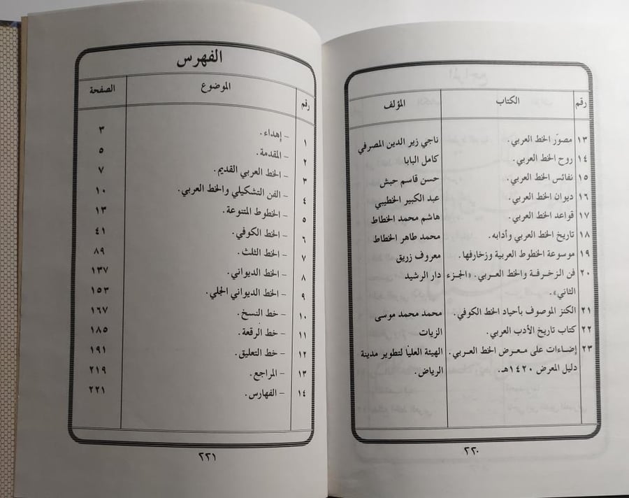جماليات الخط العربي : كوفي . ثلث . ديواني . ديواني جلي . نسخ . رقعة . تعليق . تأليف : منصور بن ناصر العواجي . غلاف مقوى . حجم كبير . الصفحات 218 صفحة