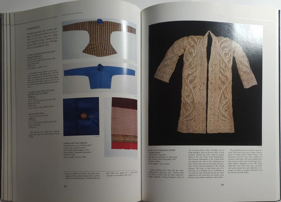 Treasures of Two Nations : Thai Royal Gifts To The United States Of America . big size . 178 page
