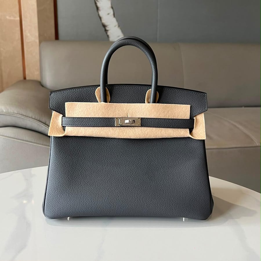 Birkin 25 togo Gris Misty PHW