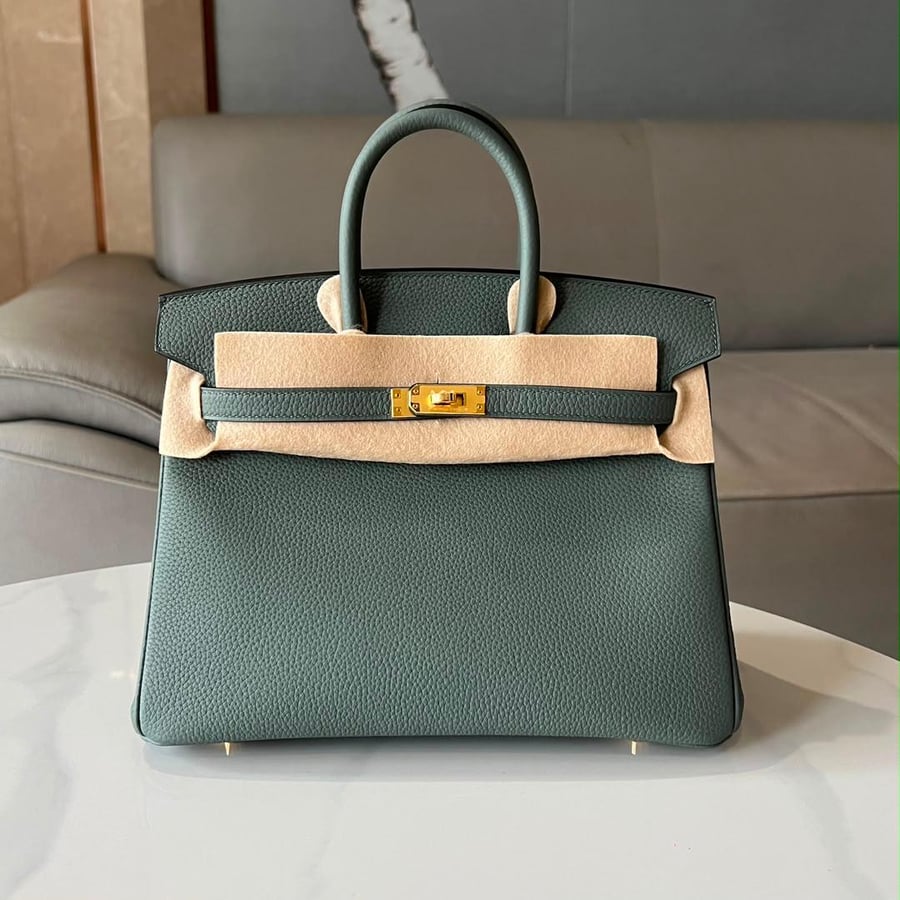 Birkin 25 togo Vert Amande GHW